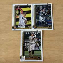 TOPPS NPB阪神タイガース 坂本誠志郎 牧原大成 今朝丸裕喜