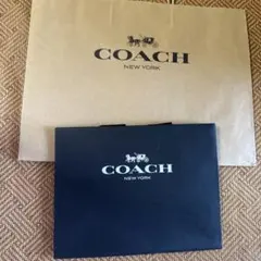 COACH 紙袋 ブラウン ブラック セット