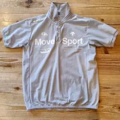 DESCENTE Move Sport ポロシャツ グレー