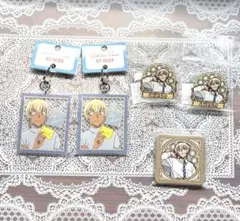 名探偵コナン 安室透 アクキー　缶バッジ　アールヌーボー　降谷零　バーボン