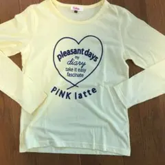 ピンクラテ　ロンT  Sサイズ