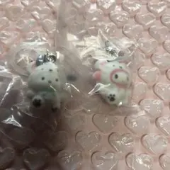 サンリオめじるしアクセサリーふわふわスノー マイメロディー&ポチャッコ