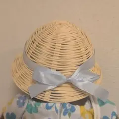 モンチッチ☆麦わら帽子☆Sサイズ☆リボン付き