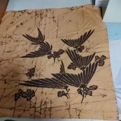 商舗 鳥と花模様 風呂敷