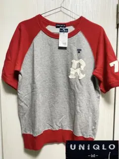【新品タグ付】90s Old Uniqlo ラグランスウェット 紺タグ　極希少