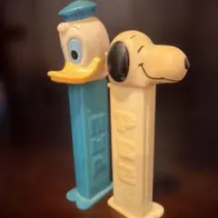 PEZ ペッツ フィギュア 2体セット　ドナルドダック　スヌーピー