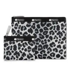 eclat 4月号付録LeSportsac × 集英社 レオパード柄ポーチセット