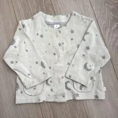 Cottoli 星と月柄 長袖トップス