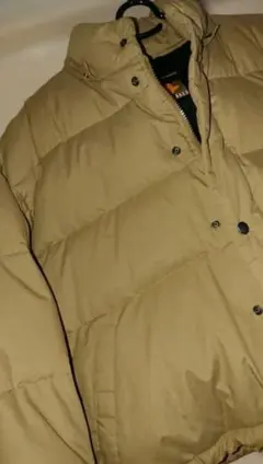 ダウンジャケット　ショート丈　ベージュ系