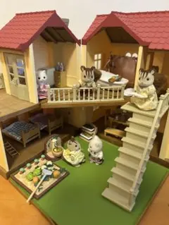 シルバニアファミリー　あかりの灯る大きな家セット