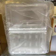 デンカポリマー 使い捨て弁当箱 OP-032大浅新 100枚