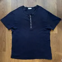 【vintage】90s J.CREW ヘンリーネック Tシャツ 巨人タグのサムネイル