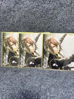 薄桜鬼 沖田総司 まるくじ 色紙 缶バッジ セット② - メルカリ