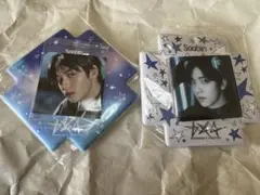 TXT スビン バンダイ ビジュアルスクエアフォトシール フォトシールケース