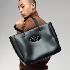 DIESEL ディーゼル HOLI-D オーバルDロゴ ショッピングトートバッグ