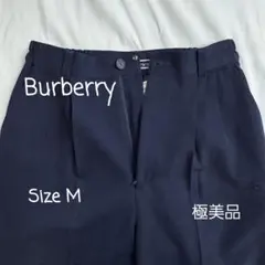 ​【極美品/希少】Burberrys ヴィンテージ スラックス 濃紺 M 金タグ