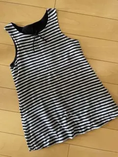 コムサボーダーワンピース（チュニック）120cm
