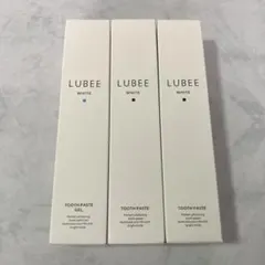 新品　LUBEE 歯磨き粉×3本 ホワイト二ング