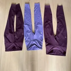 レギンス 3点セット パープル系のサムネイル