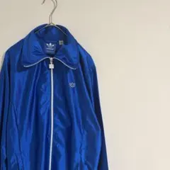 美品！adidas アディダス トラックジャケット ジャージ ブルー Mサイズ