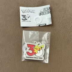 ポケモン ピカチュウ 30周年 メタルチャームマスコット 新品