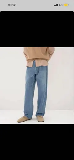 AURALEE selvedge faded light denim wideのサムネイル