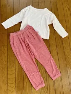 UNIQLO キッズ パジャマセット Sサイズ　120センチ　ピンク