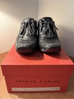パリ　Sartore Sister's ブラックローファー 36.5のサムネイル