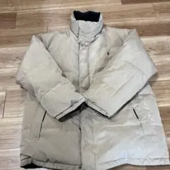 ラルフローレン リバーシブルダウンJKT LL 黒ベージュ ヌプシ型90s極美品