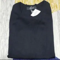 【タグ付き新品未使用】COMME CA ISM　Lサイズ　ブラック　薄手セーター