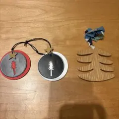 クリスマスオーナメント 3点セット ツリーモチーフ