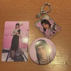 INIポップアップ　池崎理人　アクキー、缶バッジセット