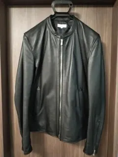 SHIPS JET BLUE シングルライダース　レザージャケット