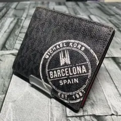 極美品 MICHAEL KORS マイケルコース PVC 二つ折り 財布　札入れ