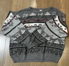 イタリア製 ニット XL ビッグサイズ 古着 オーバーサイズ セーター