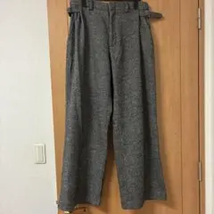 WYM TWEED BAGGY SLACKS GRAY☆L☆サイズ