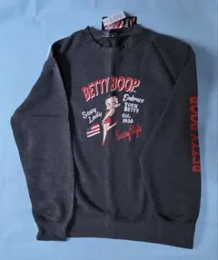 新品 　Betty Boop スウェット メンズ 灰(L)のサムネイル