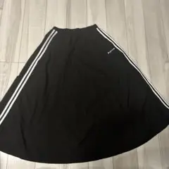 CONVERSE ストライプ ブラックロングスカート