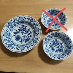 三洋陶器 龍峰窯 花鳥図 染付 輪花皿 古伊万里更紗 鉢 - メルカリ