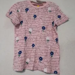 新品　Sunny Lands cape 半袖シャツ 140サイズ　ピンク　花柄
