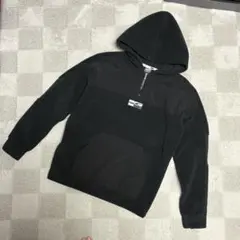 PUMA プーマ キッズ ハーフジップ フリース パーカー 160 黒 ブラック