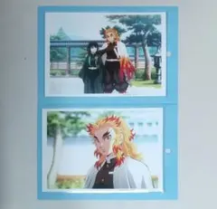 鬼滅の刃 煉獄杏寿郎＆時透無一郎 刀鍛冶の里編 9話 場面写ブロマイドくじ 2枚
