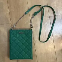 グリーン ショルダーバッグ　アベイル　新品未使用