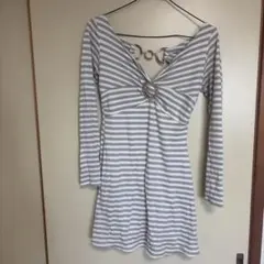 ストライプ 長袖 トップス