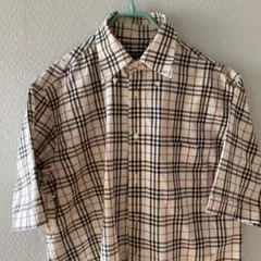 BURBERRY チェック柄 半袖シャツ 38