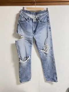古着　Wrangler ダメージデニムパンツのサムネイル