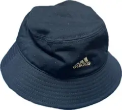 adidas アディダス　バケットハット（ブラック×ゴールド）