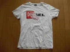 DIESEL ロゴプリント ホワイト Tシャツ表記L
