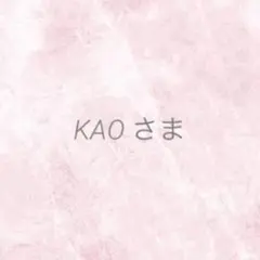 KAO様 リクエスト 5点 まとめ商品