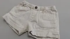 D.fesense コーデュロイのショートパンツ